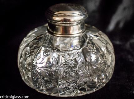 Exceptionally Unusual Hoare Inkwell with Tiffany Silver Top SOLD