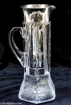 Beautiful Hoare Pitcher with Tiffany Sterling Rim – SOLD