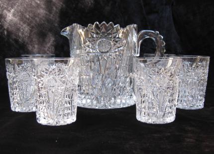 Gorgeous Libbey Anderson Pitcher Set SOLD
