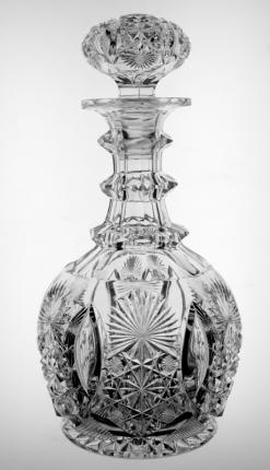 Spectacular Hawkes Grecian Decanter with Pattern Cut Stopper – SOLD