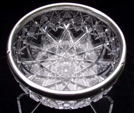 Expanding Star style Bowl with Sterling Rim – SOLD