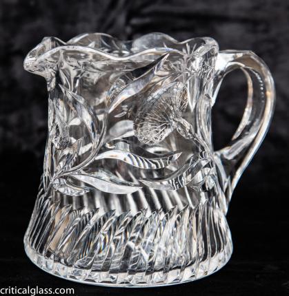 Hawkes Gravic Carnation Cider Pitcher SOLD