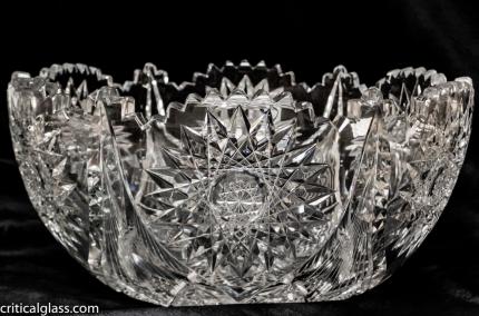 Extremely Thick, Clear Dorflinger Essex Punch Bowl – SOLD