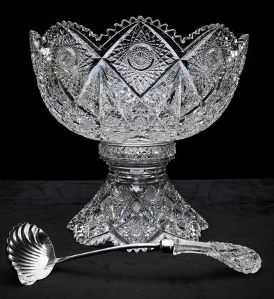 Exceptional Hawkes Kensington Punch Bowl and Ladle – SOLD