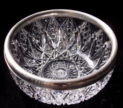 Well Done Silver Rimmed Bowl SOLD